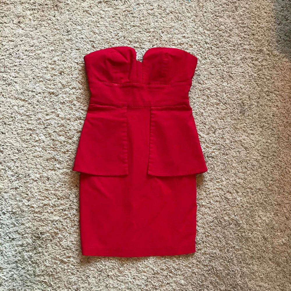 Cals Red Sexy Mini Dress